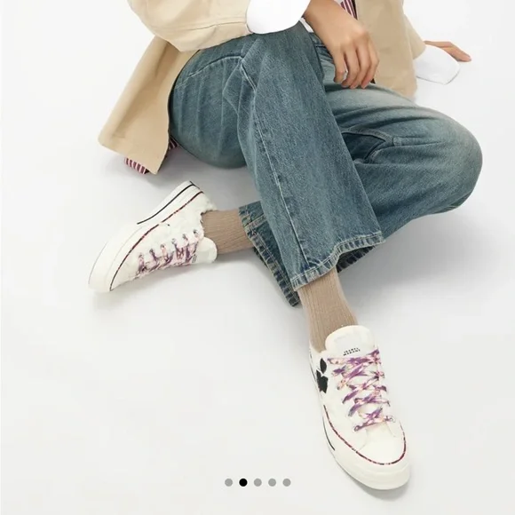 Converse x Isabel Marant Chuck 70 Low Vanilla White Sneakers Women’s 10.5 NWT - Picture 3 of 17